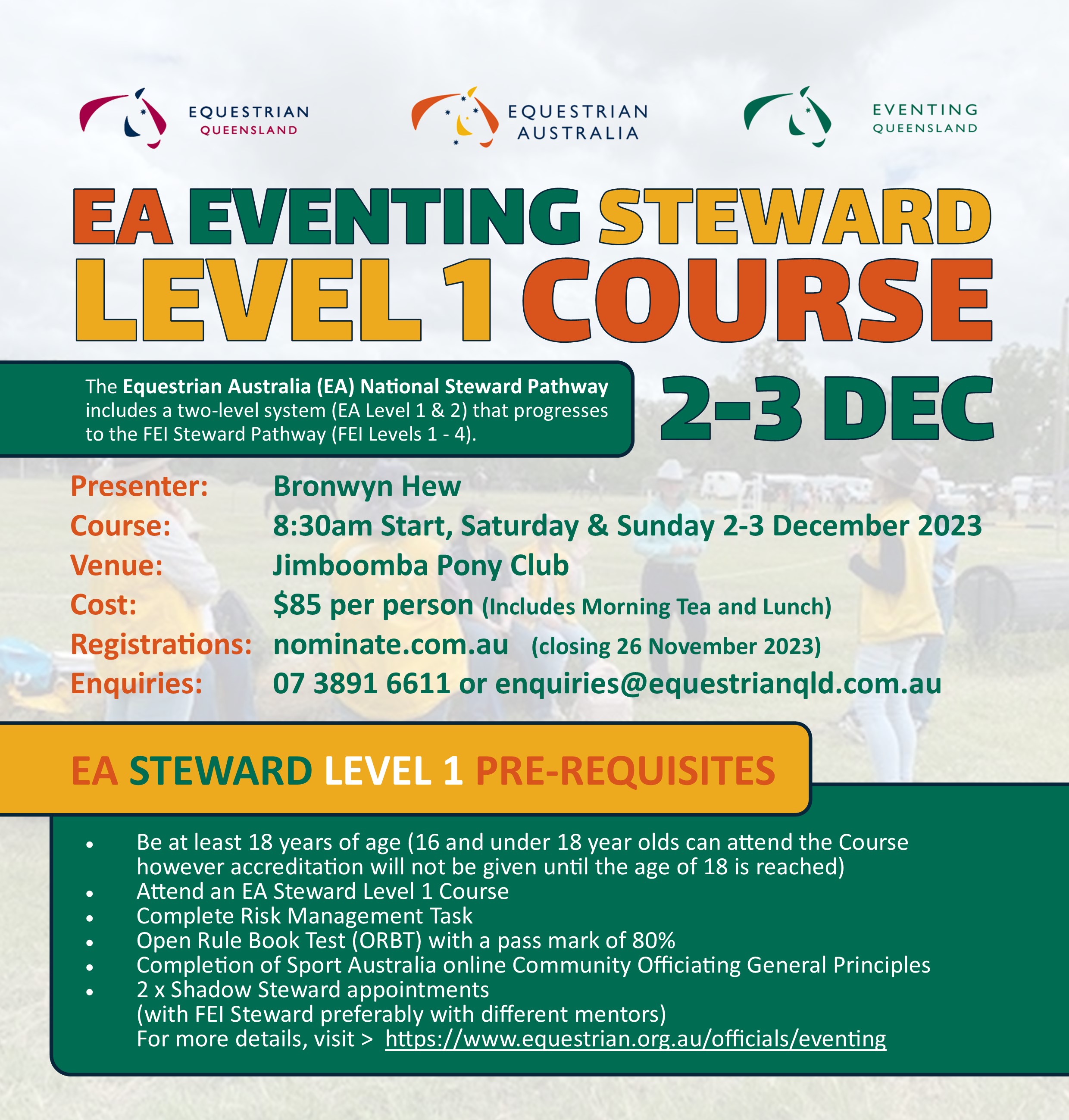  Equestrian Queensland